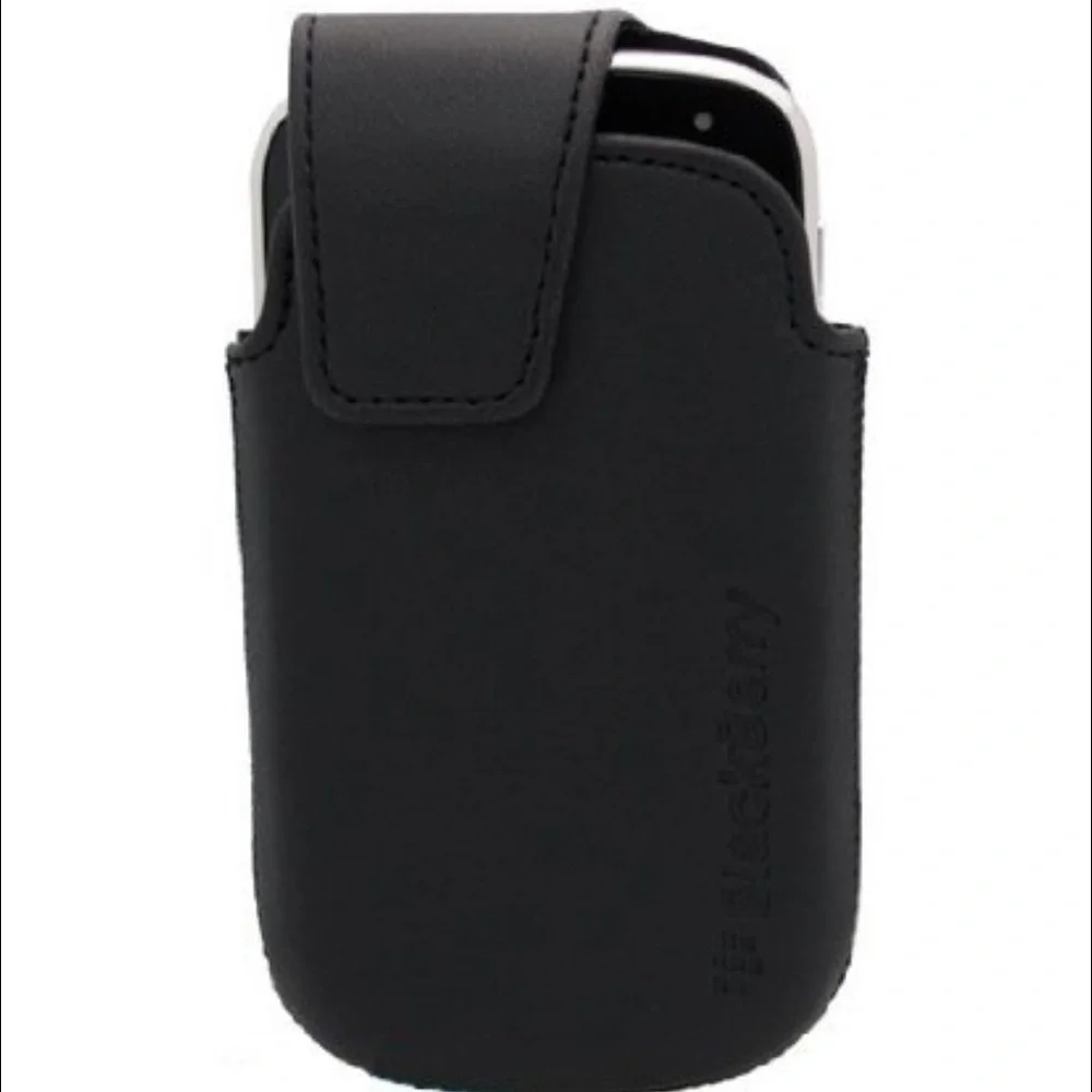 Blackberry 9900 9930 VINTAGE Black Holster Case